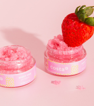 Exfoliante de labios berry pink